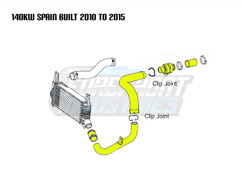 Navara D40 Hot Pipe Kit 2010-14 *140kw* 2.5L yd25