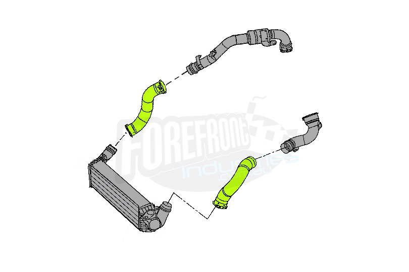 Navara NP300 Intercooler hose upgrade