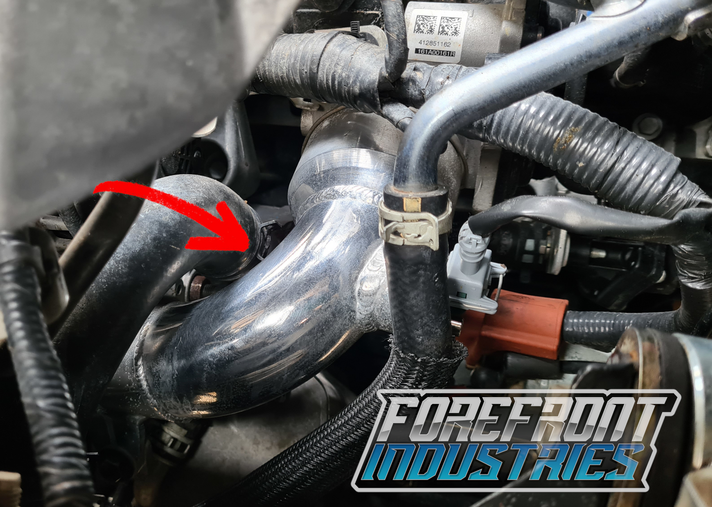 Navara NP300 Throttle Body Intercooler Pipe