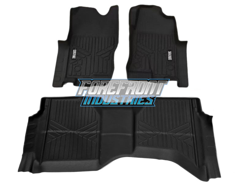 Navara D40 Ultimate Floor Mats ( DUAL CAB WITHOUT REAR BOXES)