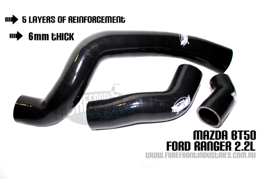 PX ranger BT50 2012+ 2.2L intercooler Silicone hose kit