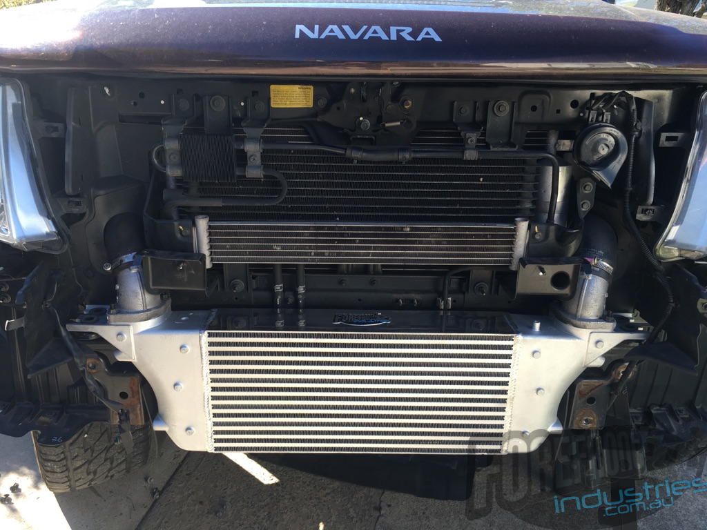 Navara D40 550 v9x v6 Aftermarket  INTERCOOLER